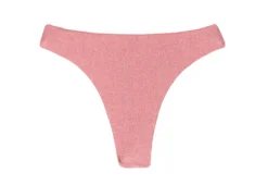 Iridescent Pink Thong Bikini Bottom - Bottom Callas Fio