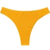 Textured Yellow Thong Bikini Bottom - Bottom Eden-pequi Fio