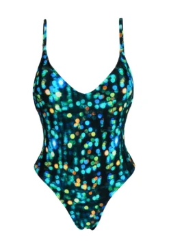 One-piece Swimsuit With A Print - Luce Hype