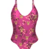 Pink Leopard Print High-leg One-piece Swimsuit - Roar-pink Hype